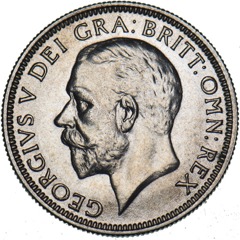 1936 Shilling - George V British Silver Coin - Very Nice