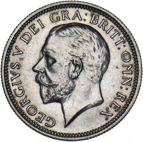 1936 Shilling - George V British Silver Coin - Very Nice