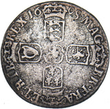 1698 Sixpence - William III British Silver Coin