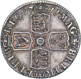 1711 Sixpence - Anne British Silver Coin - Very Nice