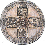 1757 Sixpence - George II British Silver Coin - Very Nice