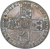1757 Sixpence - George II British Silver Coin - Very Nice