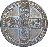 1757 Sixpence - George II British Silver Coin - Very Nice