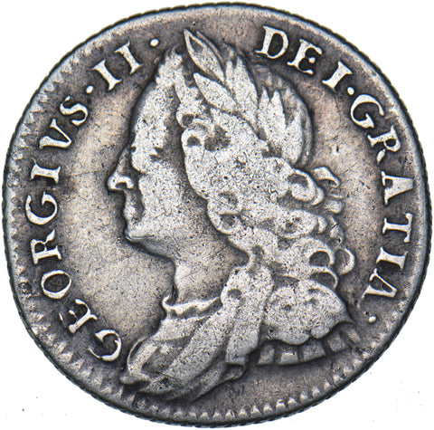1758 Sixpence - George II British Silver Coin
