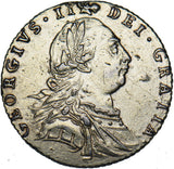 1787 Sixpence (Gilded & Ex Mount) - George III British Silver Coin