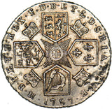 1787 Sixpence (Gilded & Ex Mount) - George III British Silver Coin