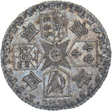 1787 Sixpence - George III British Silver Coin - Very Nice