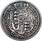 1819 Sixpence - George III British Silver Coin