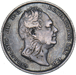 1831 Sixpence - William IV British Silver Coin