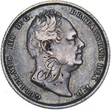1831 Sixpence - William IV British Silver Coin