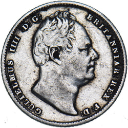 1836 Sixpence - William IV British Silver Coin