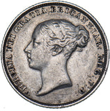 1840 Sixpence - Victoria British Silver Coin - Nice