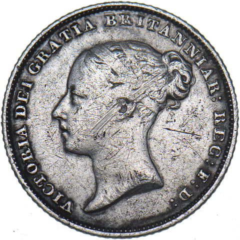1843 Sixpence - Victoria British Silver Coin
