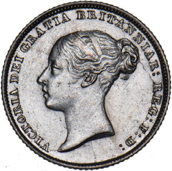 1844 Sixpence - Victoria British Silver Coin - Very Nice