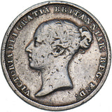 1845 Sixpence - Victoria British Silver Coin
