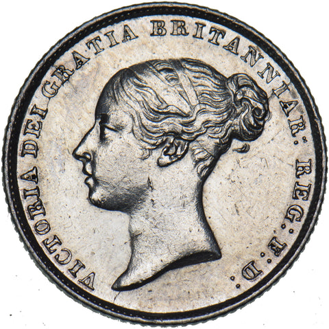 1846 Sixpence - Victoria British Silver Coin - Nice