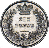 1846 Sixpence - Victoria British Silver Coin - Nice