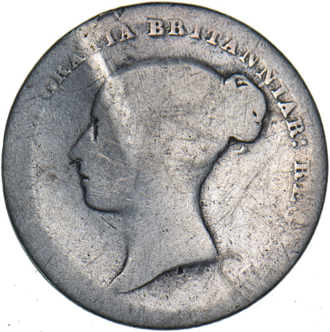 1848 Sixpence - Victoria British Silver Coin
