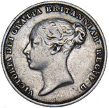 1850 Sixpence - Victoria British Silver Coin - Nice