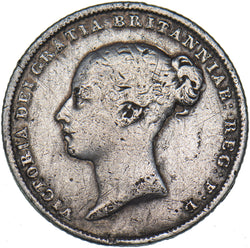 1851 Sixpence - Victoria British Silver Coin