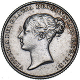 1852 Sixpence - Victoria British Silver Coin - Nice