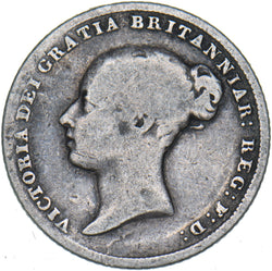 1855 Sixpence - Victoria British Silver Coin