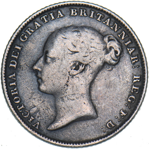 1856 Sixpence - Victoria British Silver Coin