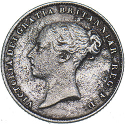 1857 Sixpence - Victoria British Silver Coin