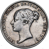 1858 Sixpence - Victoria British Silver Coin - Nice