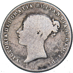 1860 Sixpence - Victoria British Silver Coin