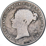 1860 Sixpence - Victoria British Silver Coin