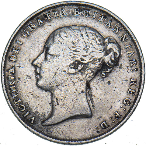 1864 Sixpence (Die no. 29) - Victoria British Silver Coin