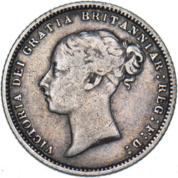 1869 Sixpence (Die no. 17) - Victoria British Silver Coin