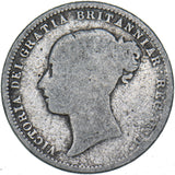 1871 Sixpence (No Die Number) - Victoria British Silver Coin