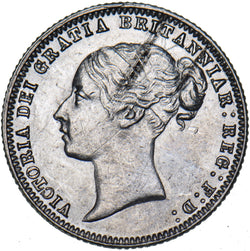 1875 Sixpence (Die no. 70) - Victoria British Silver Coin