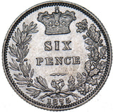 1875 Sixpence (Die no. 70) - Victoria British Silver Coin