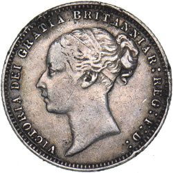 1877 Sixpence (Die no. 25) - Victoria British Silver Coin