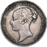 1877 Sixpence (Die no. 25) - Victoria British Silver Coin