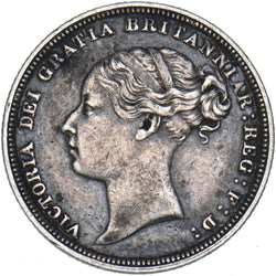 1880 Sixpence - Victoria British Silver Coin - Nice