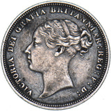 1880 Sixpence - Victoria British Silver Coin - Nice