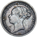 1882 Sixpence - Victoria British Silver Coin - Nice