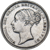 1885 Sixpence - Victoria British Silver Coin - Nice