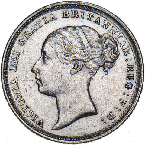 1885 Sixpence - Victoria British Silver Coin - Nice