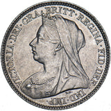 1896 Sixpence - Victoria British Silver Coin - Very Nice
