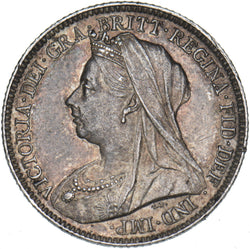 1898 Sixpence - Victoria British Silver Coin - Very Nice