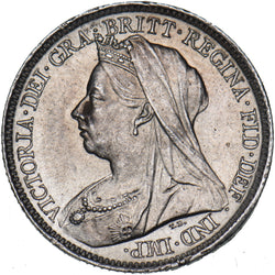 1898 Sixpence - Victoria British Silver Coin - Very Nice