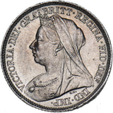 1898 Sixpence - Victoria British Silver Coin - Very Nice