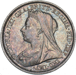 1899 Sixpence - Victoria British Silver Coin - Nice