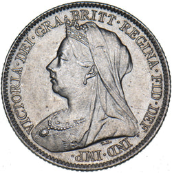 1899 Sixpence - Victoria British Silver Coin - Very Nice
