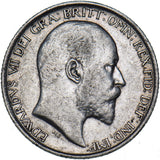 1905 Sixpence - Edward VII British Silver Coin - Nice